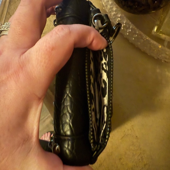 Jessica Simpson Black Studded Women's Black Wallet - Picture 4 of 5